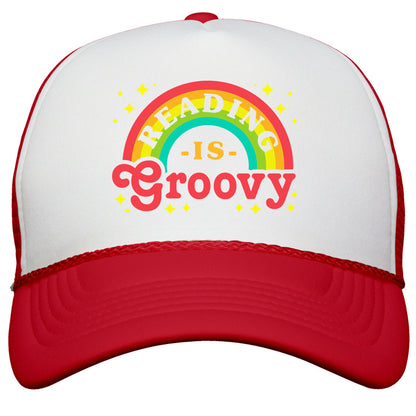 Reading is Groovy Snapback Trucker Hat