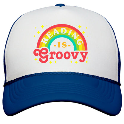 Reading is Groovy Snapback Trucker Hat