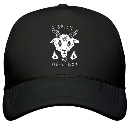 Spicy Heck Boy Satan Snapback Trucker Hat