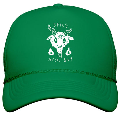 Spicy Heck Boy Satan Snapback Trucker Hat