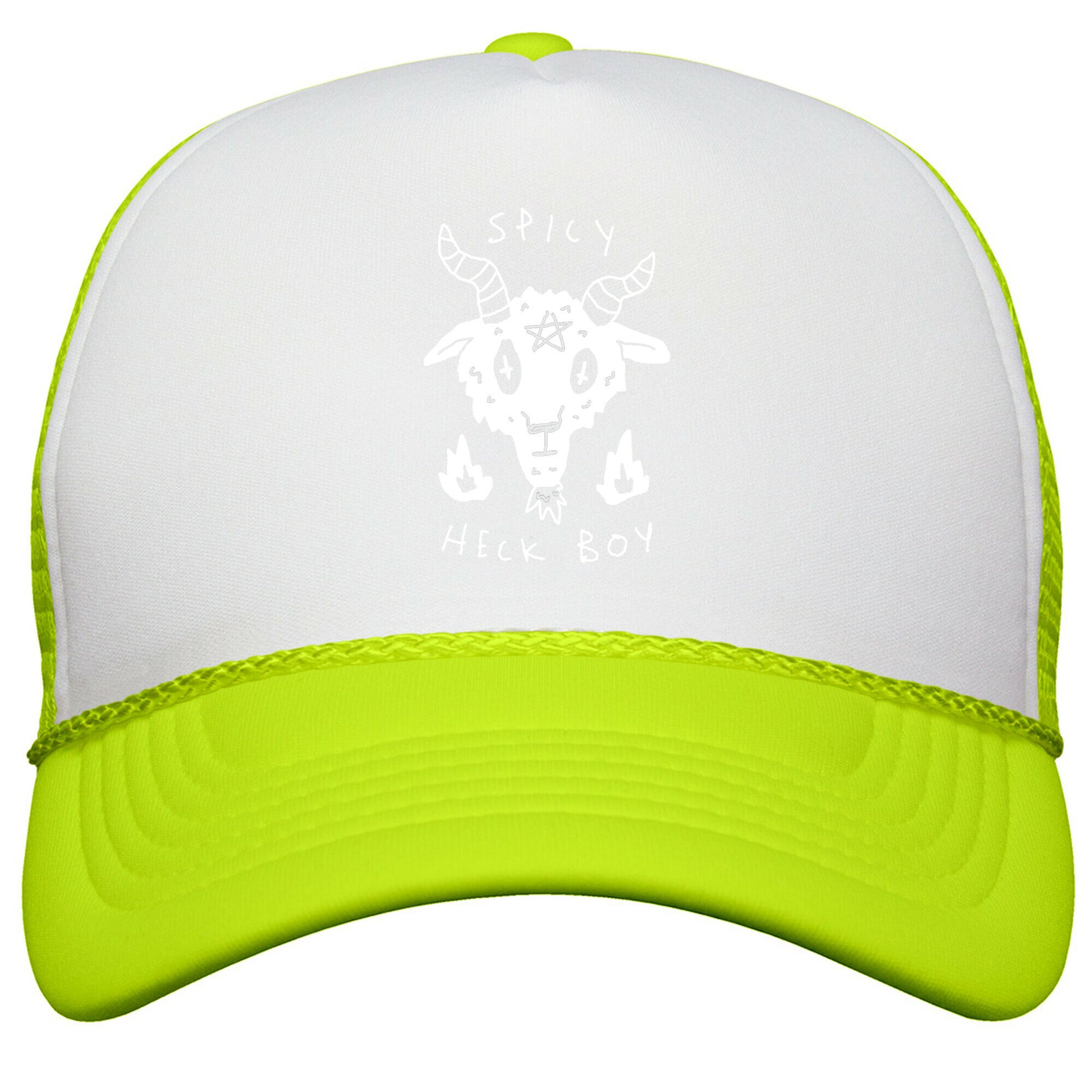 Spicy Heck Boy Satan Snapback Trucker Hat