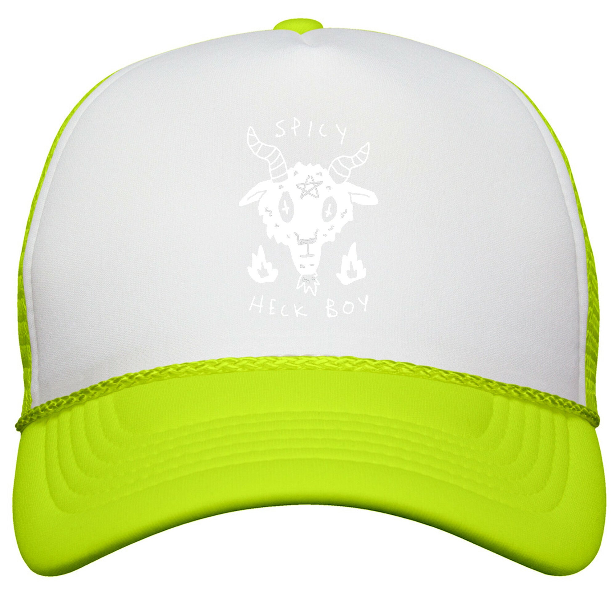 Spicy Heck Boy Satan Snapback Trucker Hat