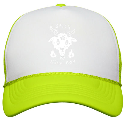 Spicy Heck Boy Satan Snapback Trucker Hat