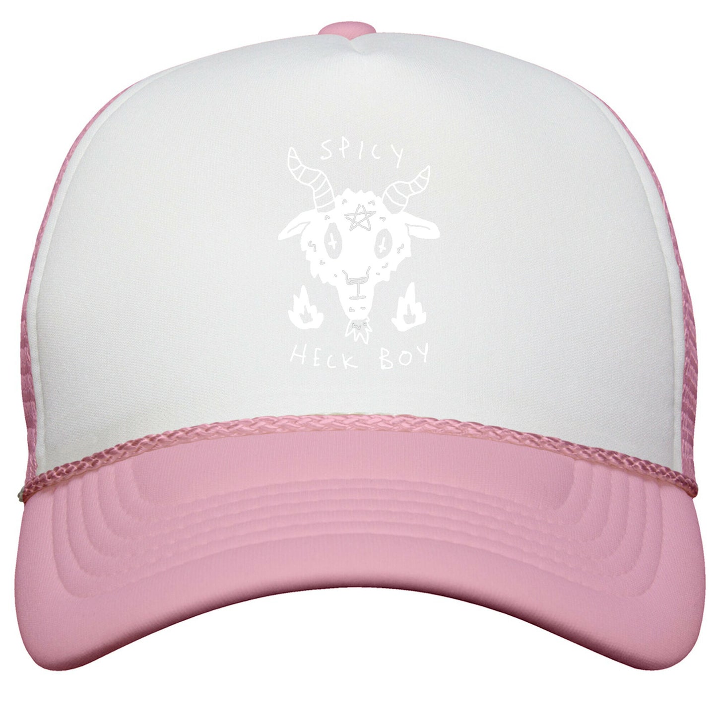 Spicy Heck Boy Satan Snapback Trucker Hat