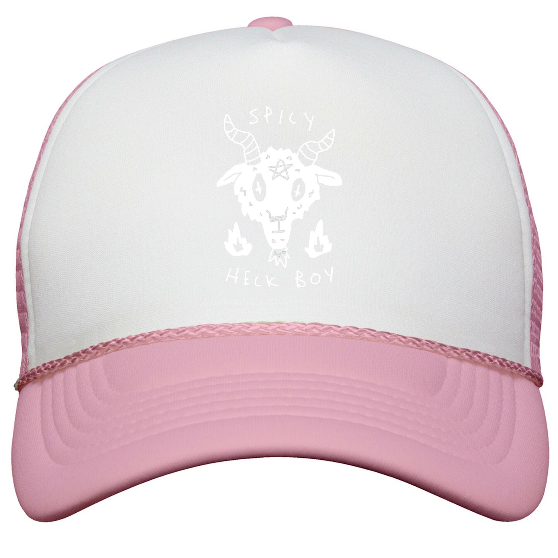Spicy Heck Boy Satan Snapback Trucker Hat