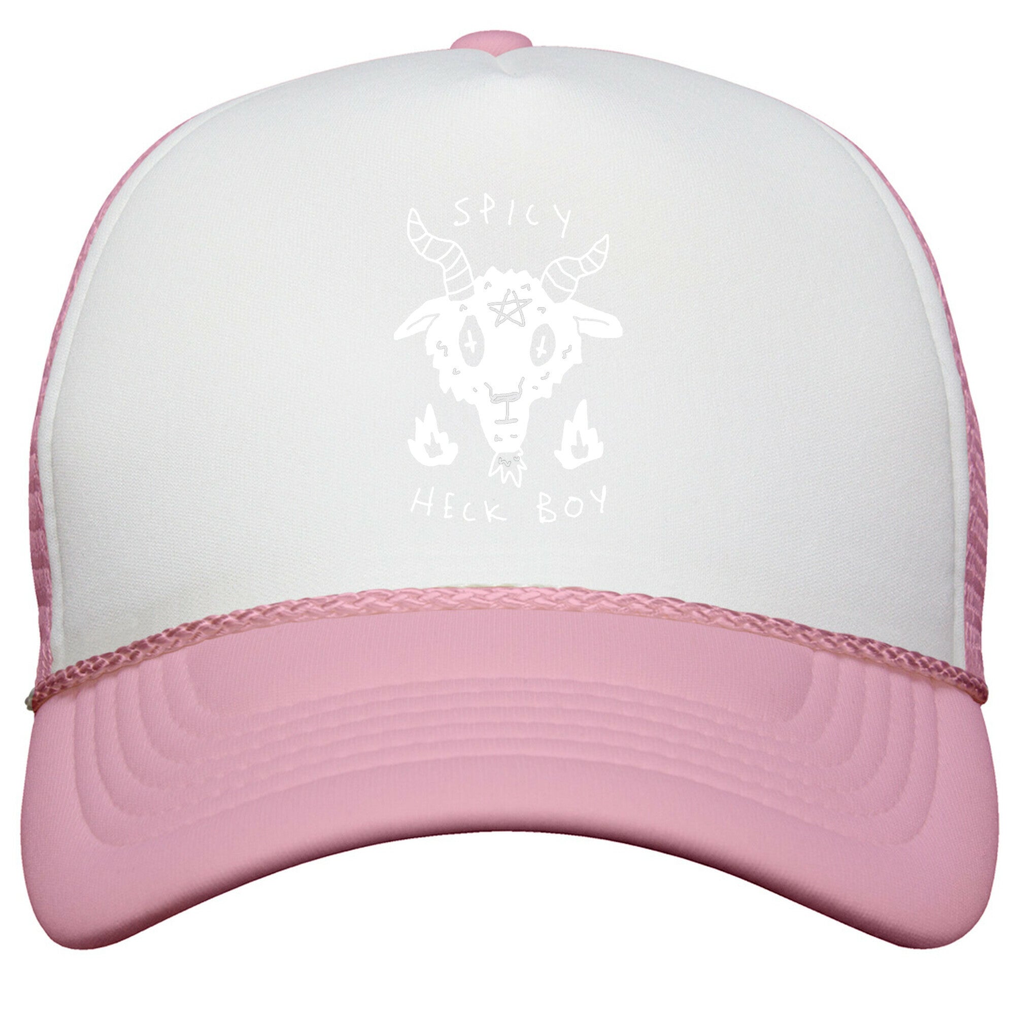 Spicy Heck Boy Satan Snapback Trucker Hat