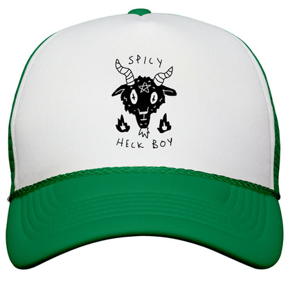 Spicy Heck Boy Satan Snapback Trucker Hat