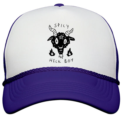 Spicy Heck Boy Satan Snapback Trucker Hat