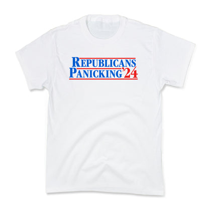 Republicans Panicking 2024 Kids Tee
