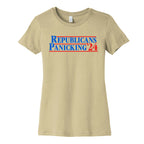 Republicans Panicking 2024 Womens Cotton Tee