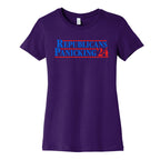Republicans Panicking 2024 Womens Cotton Tee