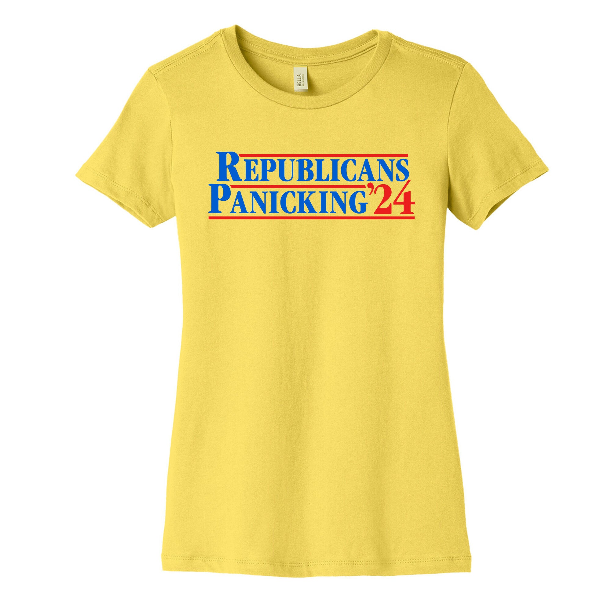 Republicans Panicking 2024 Womens Cotton Tee