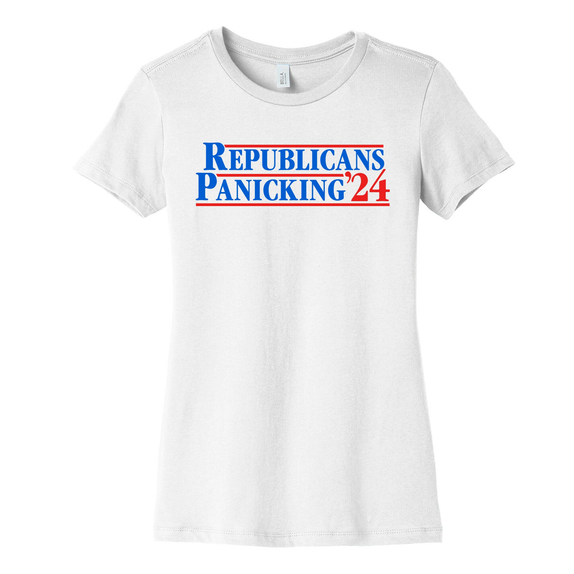 Republicans Panicking 2024 Womens Cotton Tee