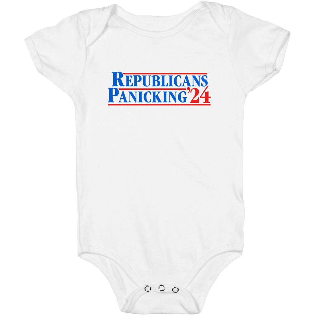 Republicans Panicking 2024 Baby One-Piece