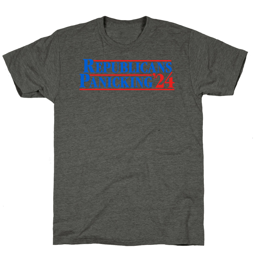 Republicans Panicking 2024 Unisex Triblend Tee