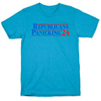 Republicans Panicking 2024 Unisex Triblend Tee