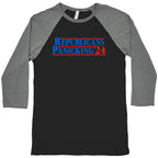 Republicans Panicking 2024 Baseball Tee