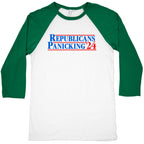 Republicans Panicking 2024 Baseball Tee