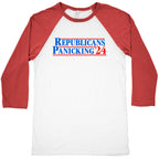 Republicans Panicking 2024 Baseball Tee