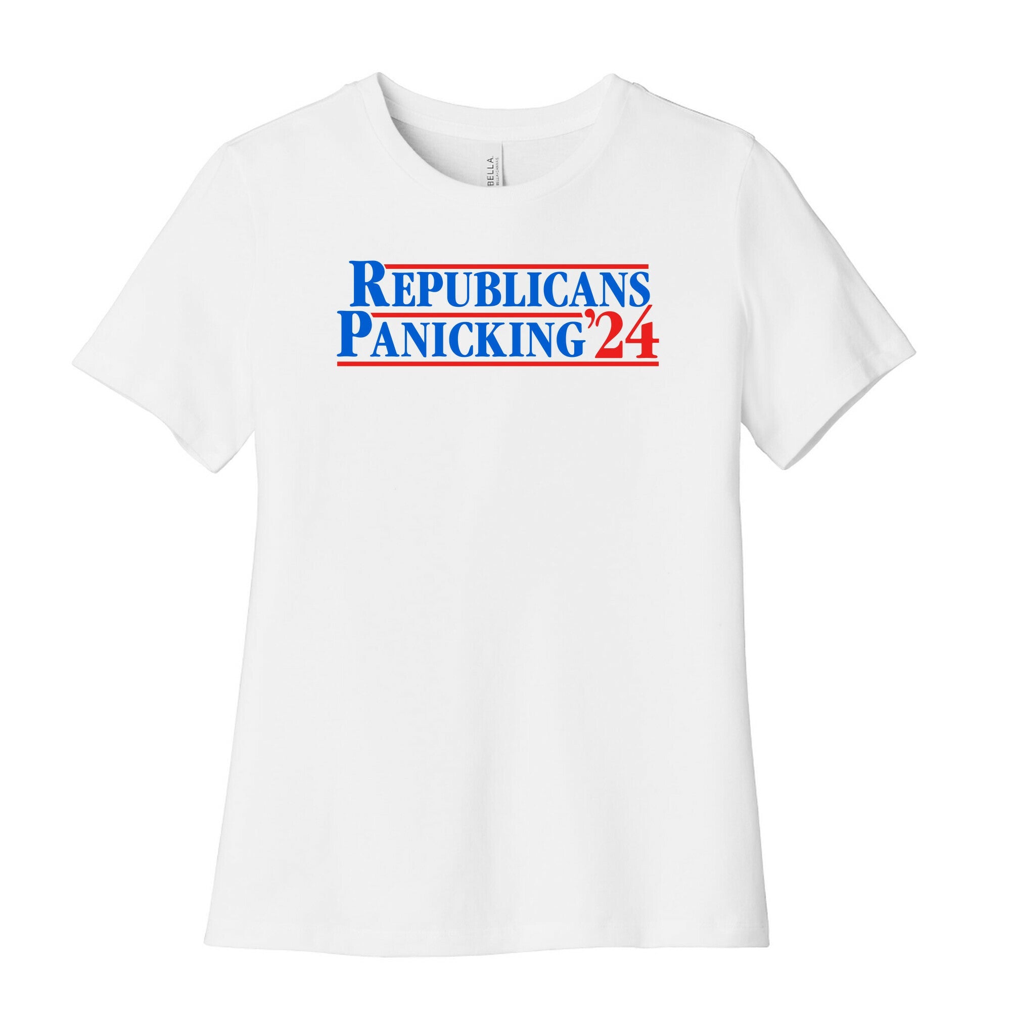 Republicans Panicking 2024 Womens Cotton Tee