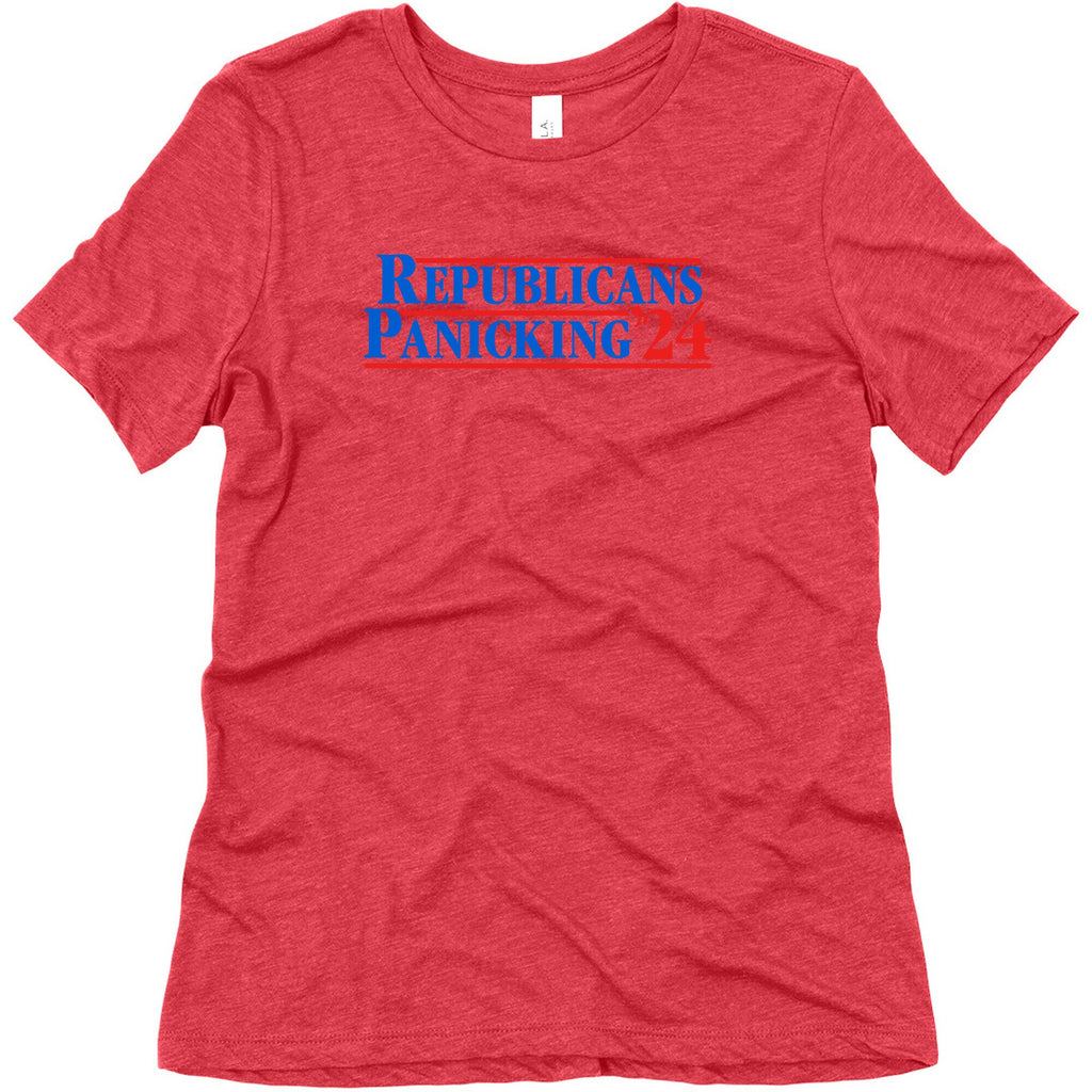 Republicans Panicking 2024 Womens Triblend Tee