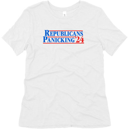 Republicans Panicking 2024 Womens Triblend Tee