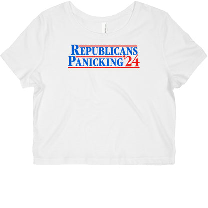 Republicans Panicking 2024 Graphic Baby Tee