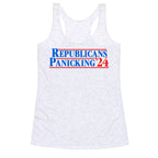 Republicans Panicking 2024 Racerback Tank