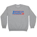 Republicans Panicking 2024 Crewneck Sweatshirt