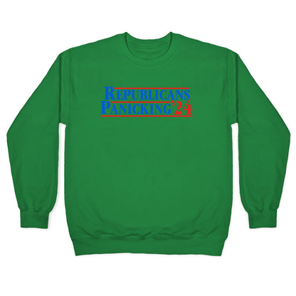 Republicans Panicking 2024 Crewneck Sweatshirt