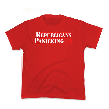 Republicans Panicking 2024 Kids Tee