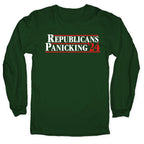 Republicans Panicking 2024 Longsleeve Tee