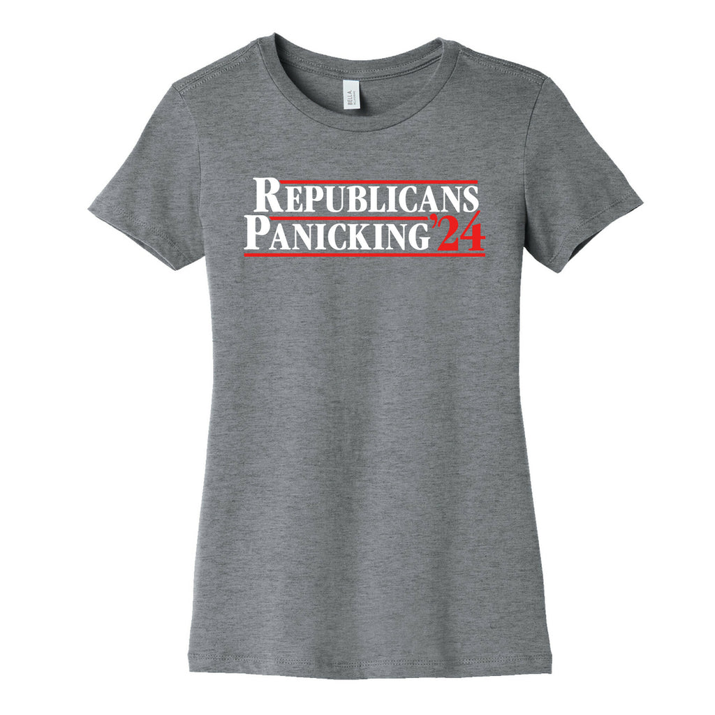 Republicans Panicking 2024 Womens Cotton Tee
