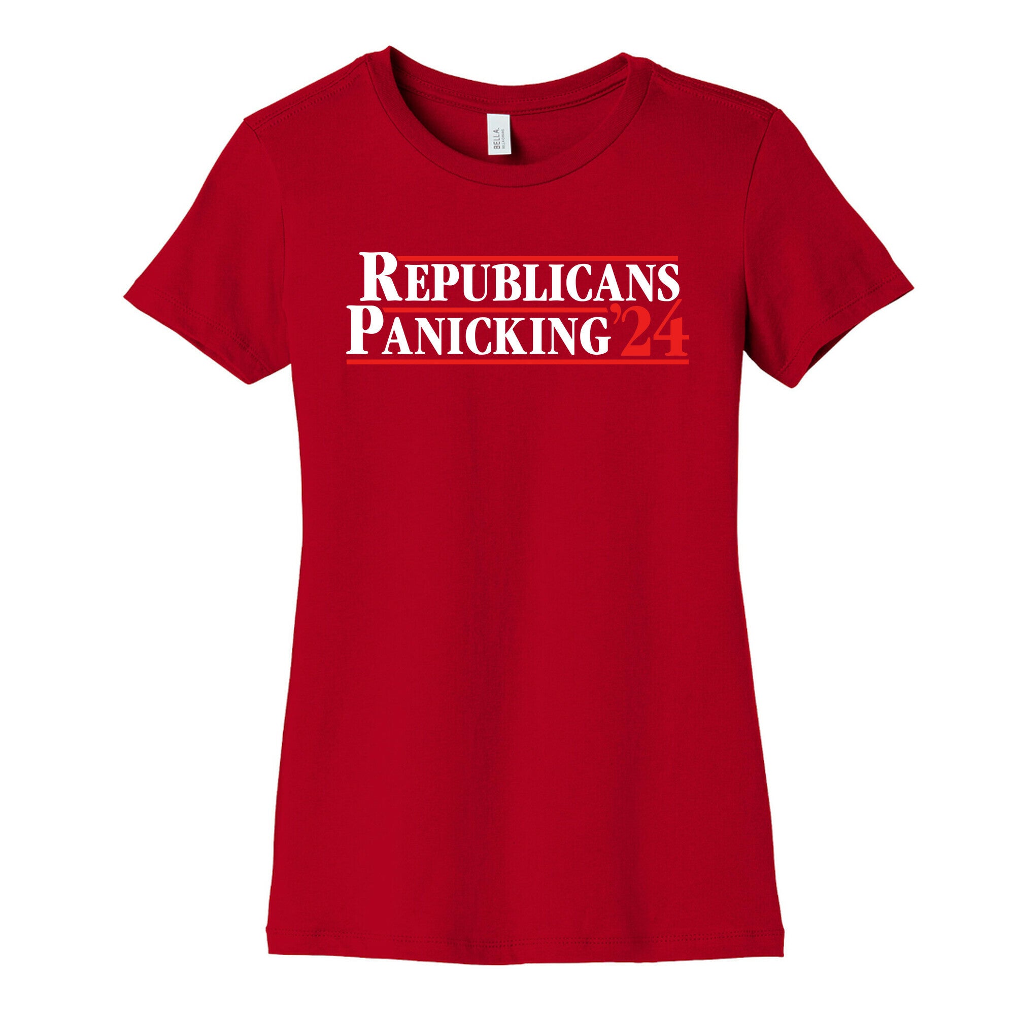 Republicans Panicking 2024 Womens Cotton Tee