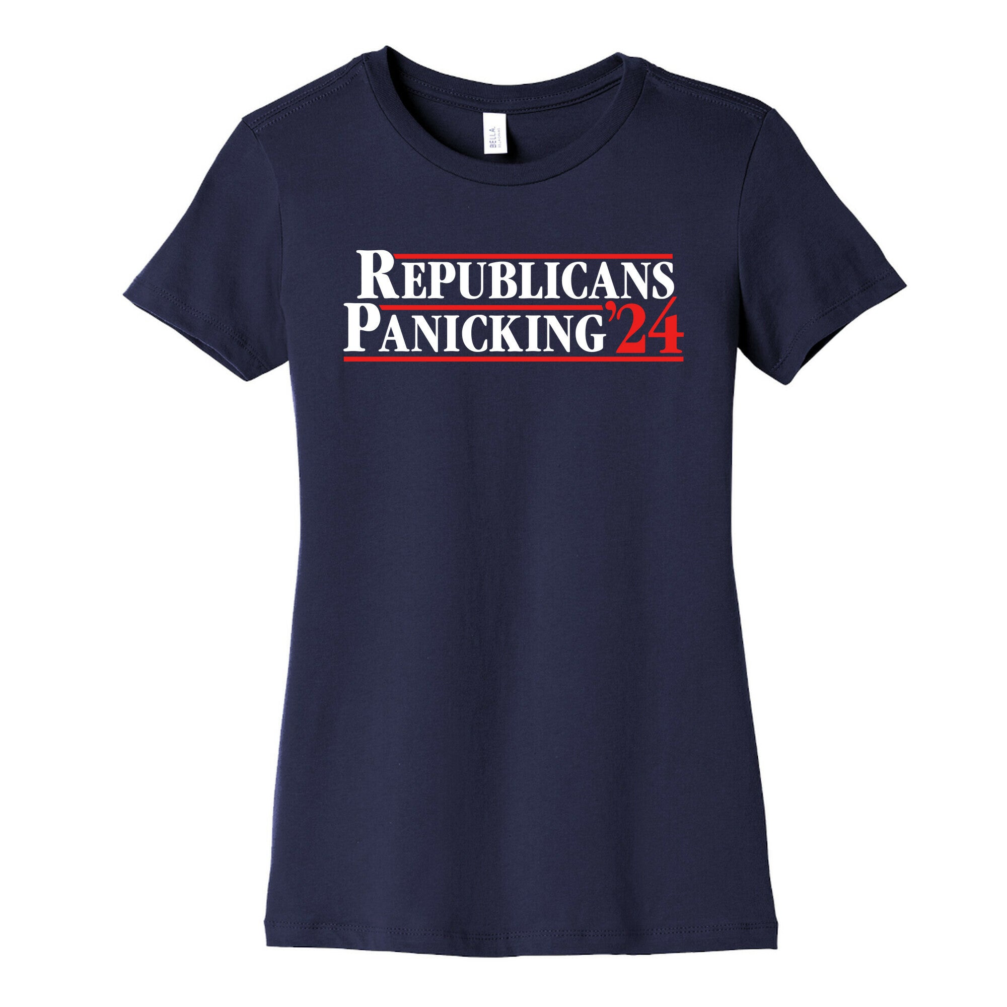 Republicans Panicking 2024 Womens Cotton Tee