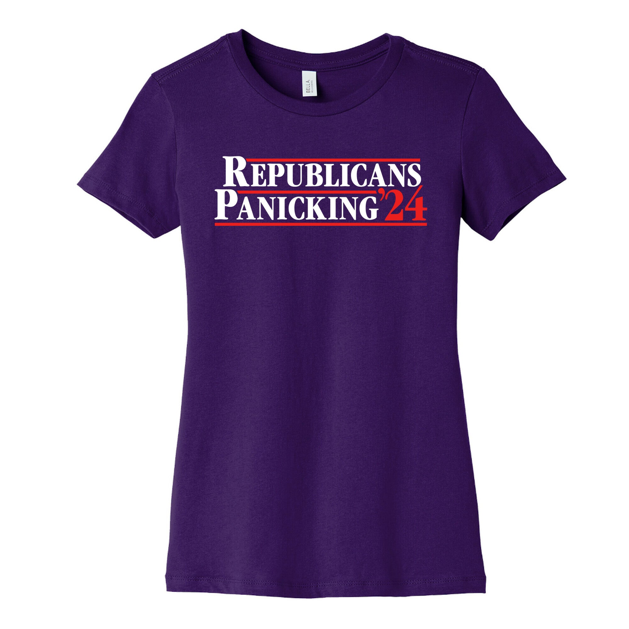 Republicans Panicking 2024 Womens Cotton Tee