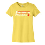 Republicans Panicking 2024 Womens Cotton Tee