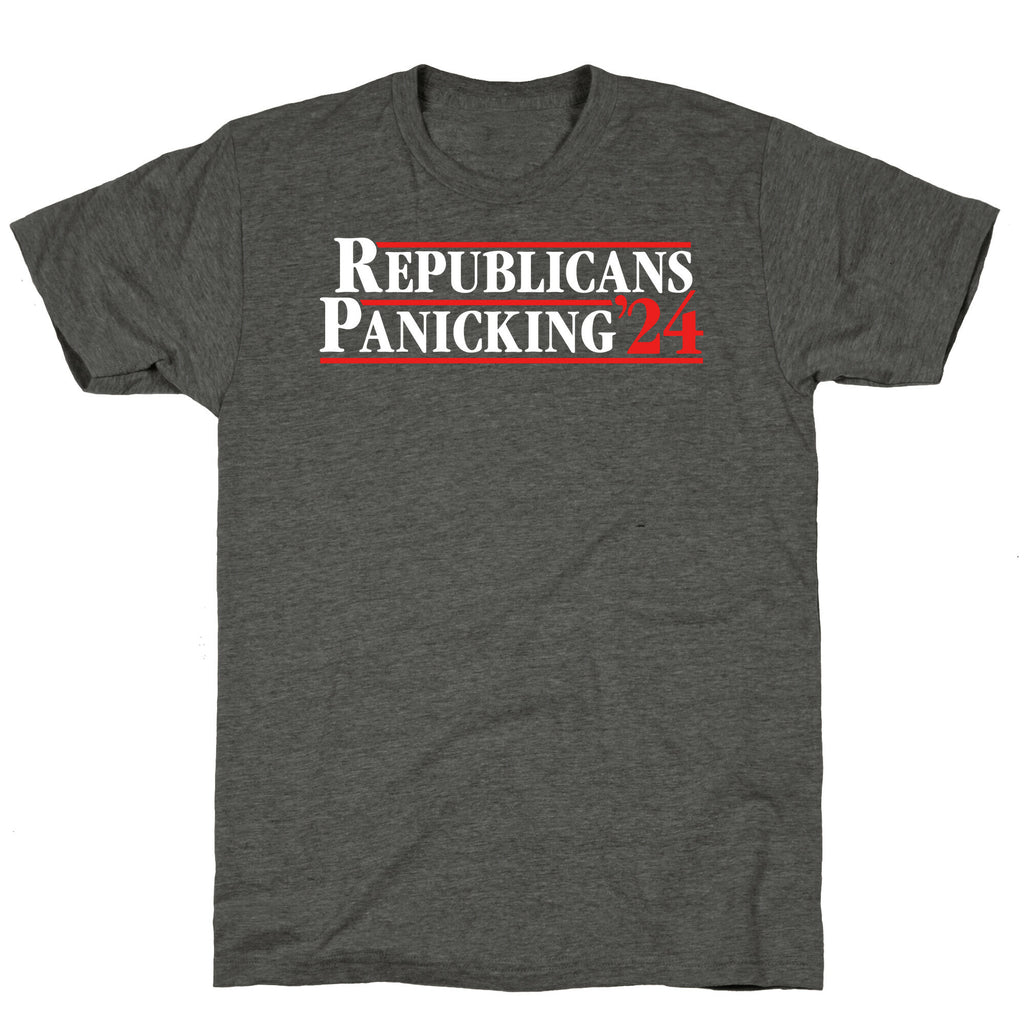 Republicans Panicking 2024 Unisex Triblend Tee