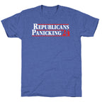 Republicans Panicking 2024 Unisex Triblend Tee