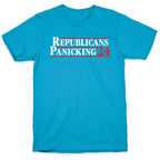 Republicans Panicking 2024 Unisex Triblend Tee