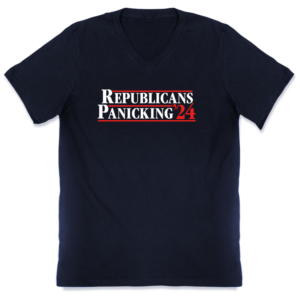 Republicans Panicking 2024 V-Neck