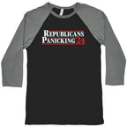 Republicans Panicking 2024 Baseball Tee