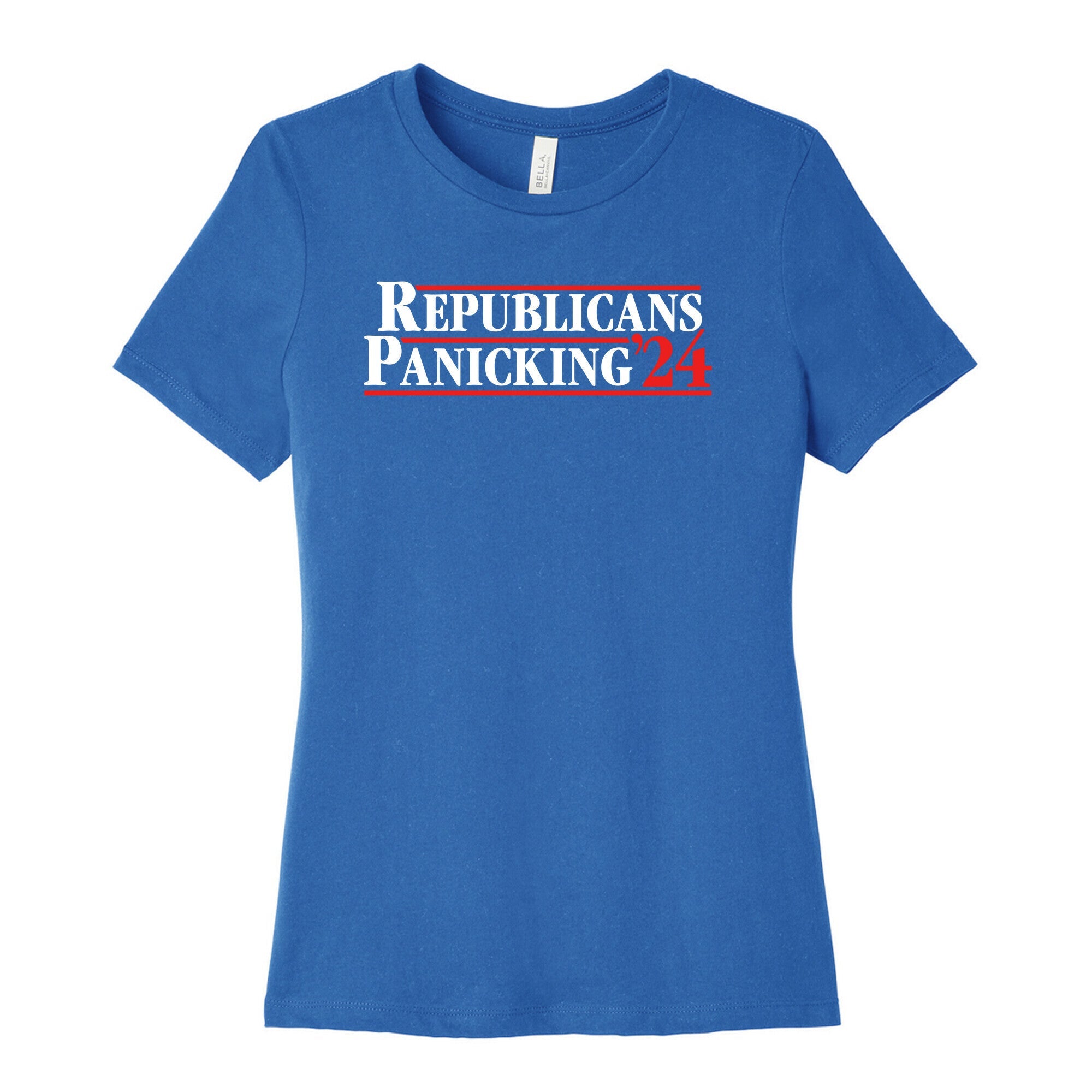 Republicans Panicking 2024 Womens Cotton Tee