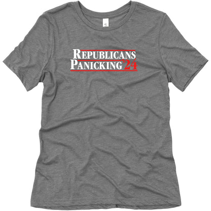 Republicans Panicking 2024 Womens Triblend Tee