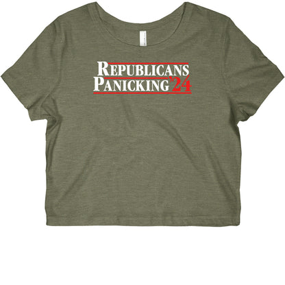 Republicans Panicking 2024 Graphic Baby Tee