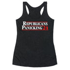 Republicans Panicking 2024 Racerback Tank