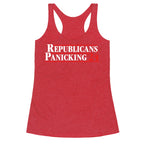 Republicans Panicking 2024 Racerback Tank