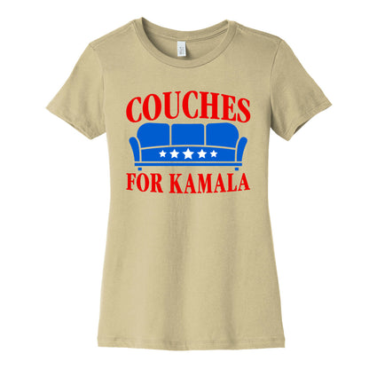 Couches For Kamala Womens Cotton Tee