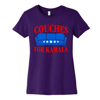 Couches For Kamala Womens Cotton Tee