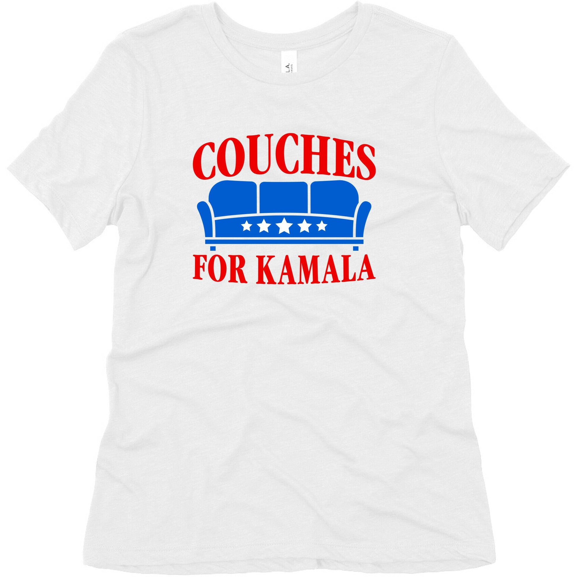 Couches For Kamala Womens Triblend Tee